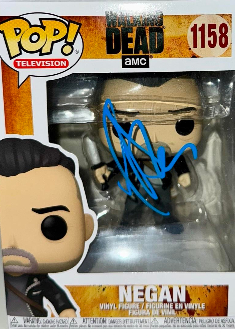 Jeffrey Dean Morgan Signed Funko Pop #1158 "Negan" (Walking Dead) - Beckett COA #02